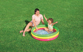 Bestway Inflatable 3 - Ring Summer Pool 40x10 inch 51104 - Colorland Toys